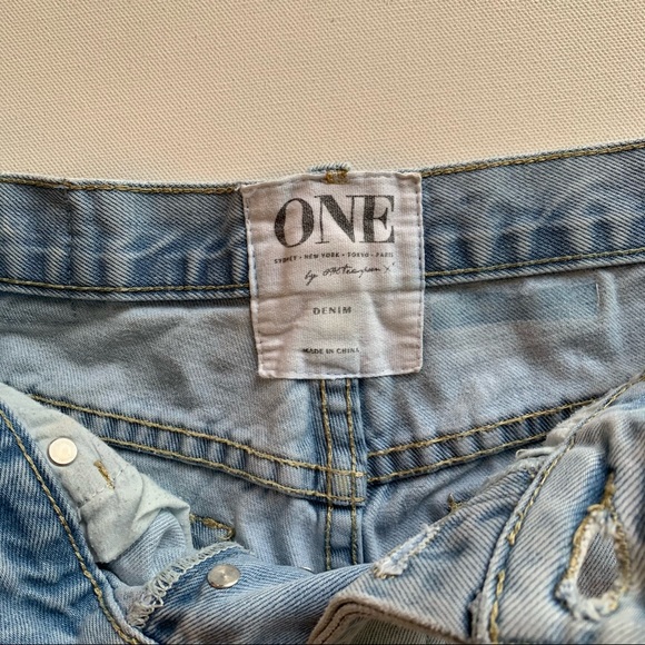One Teaspoon Bandits Denim Shorts Sz 25 - Picture 6 of 15